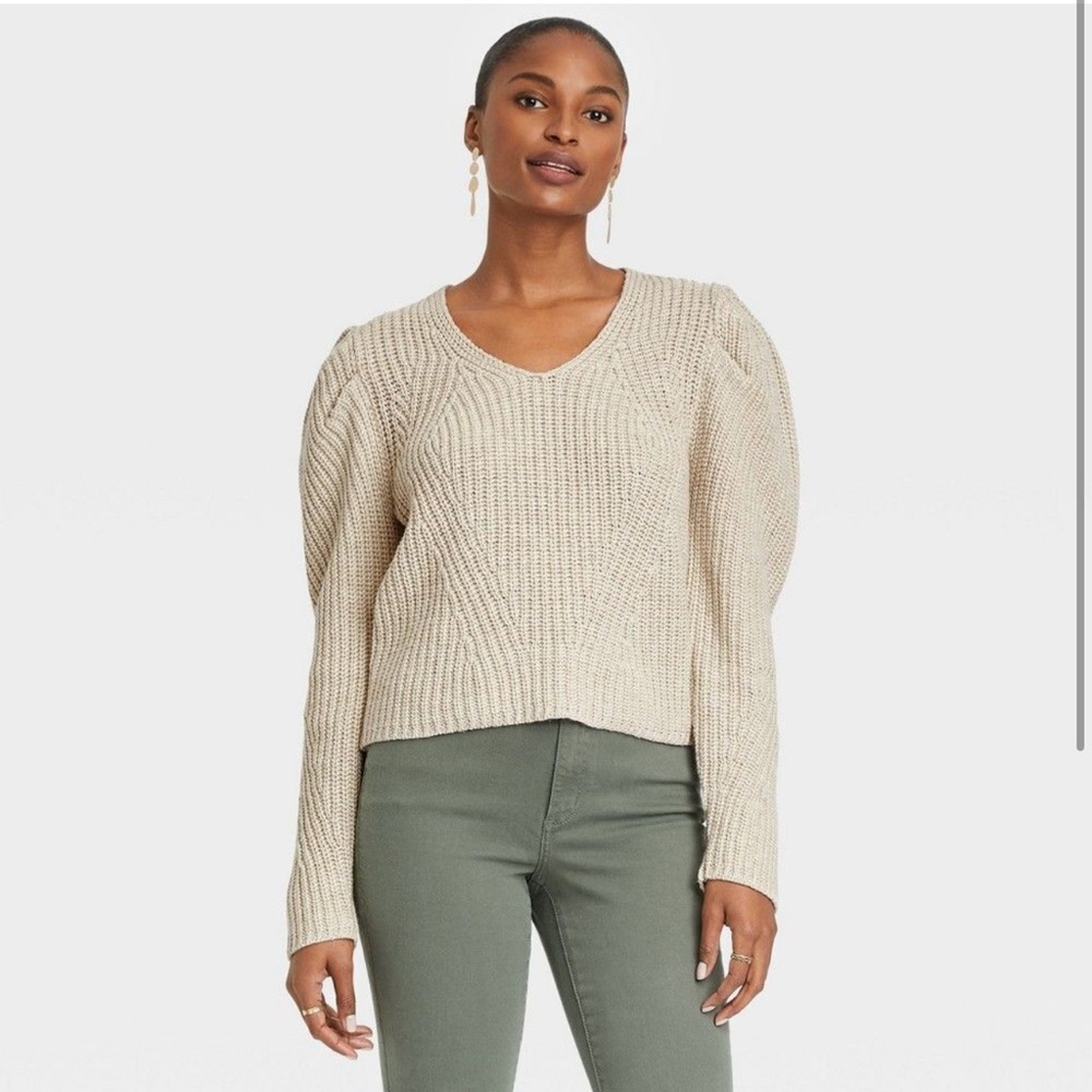 Universal Thread Puff Sleeve Sweater